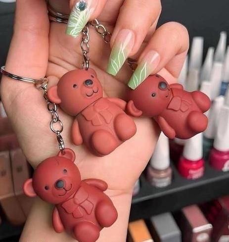 2 in 1 Keychain Bear Matte Lipstick